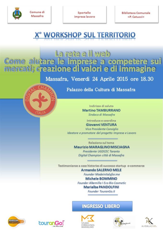 x workshop comune di massafra